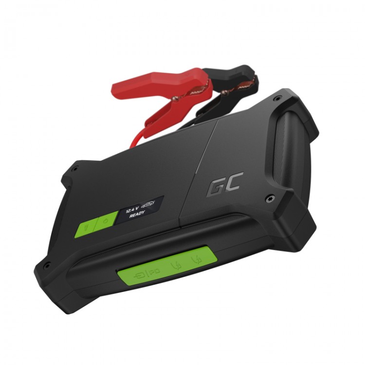 PowerBoost Car Jump Starter / Powerbank / Car Starter with Charger Function 16000mAh 2000A Green Cell 