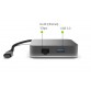 Docking Station, Adapter, HUB USB-C HDMI Green Cell - 6 ports for MacBook Pro, Dell XPS, Lenovo X1 Carbon and others