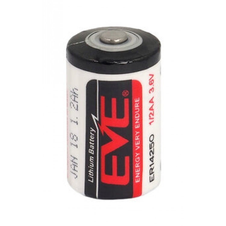 Λιθίου, ER14250, 1/2AA, 1/2R6, 3.6V, 1200mAh, EVE