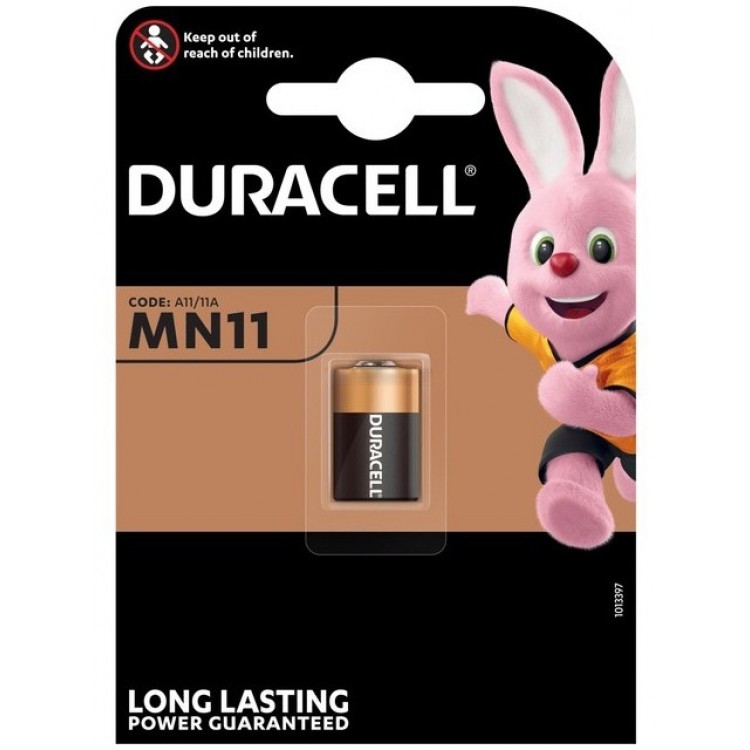 Μπαταρία Αλκαλική Security Duracell MN11 size E11A 6 V Τεμ. 1