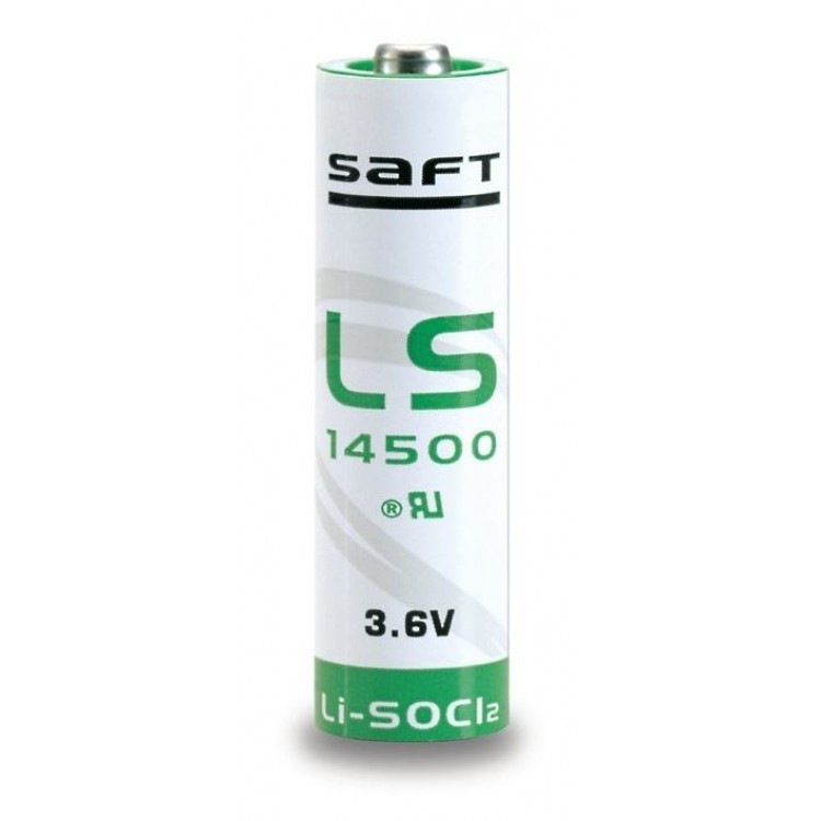 Λιθίου, LS14500, AA, R6, 3.6V, 2450mAh, SAFT
