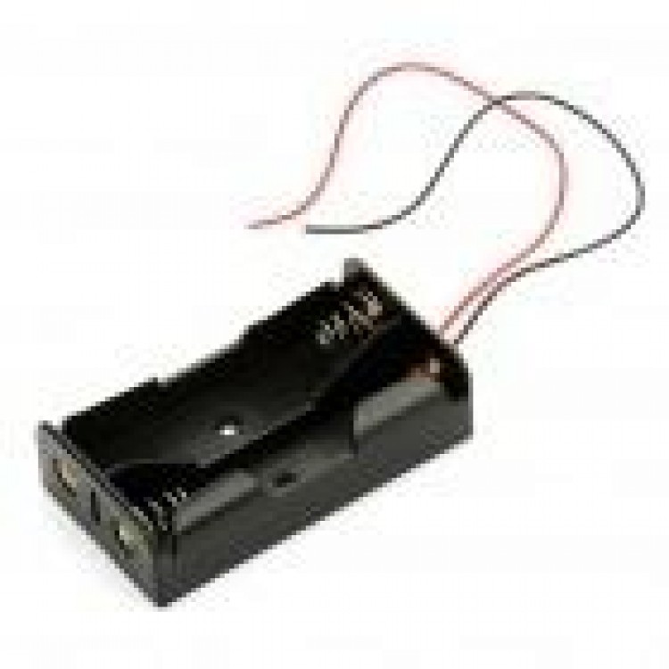 Θήκη μπαταριών 2x 18650 (7.4V), με ακροδέκτες