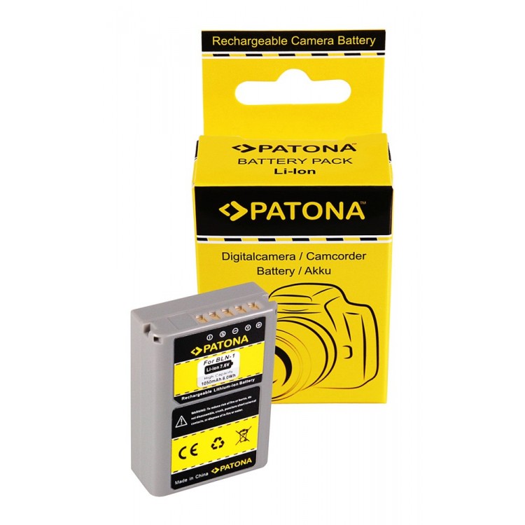 PATONA rechargeable battery for Olympus OM-D E-M5 Stylus XZ-2 Pen E-P5 E-M1 BLN-1 BLN1