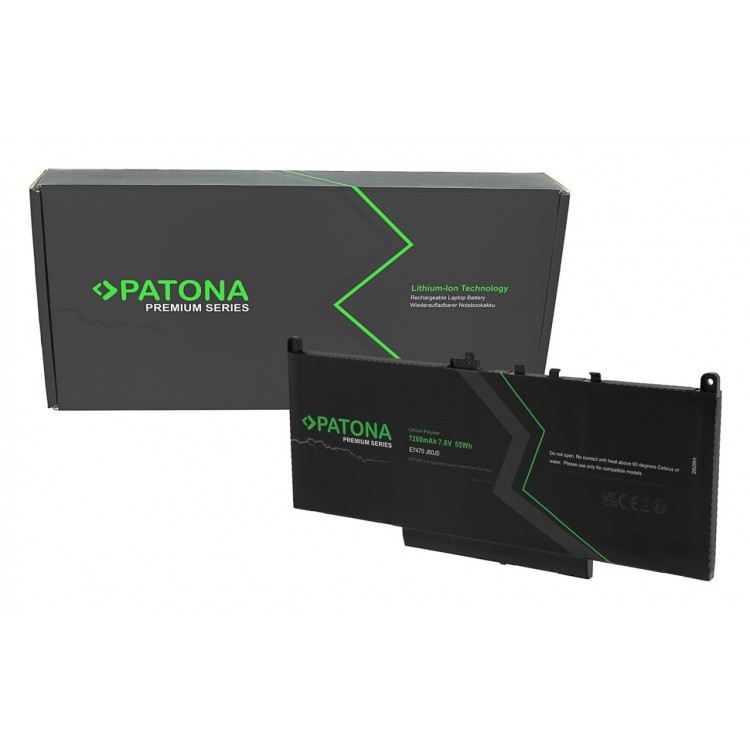 PATONA Premium Battery f. Dell Latitude E7260 E7270 E7470 J60J5