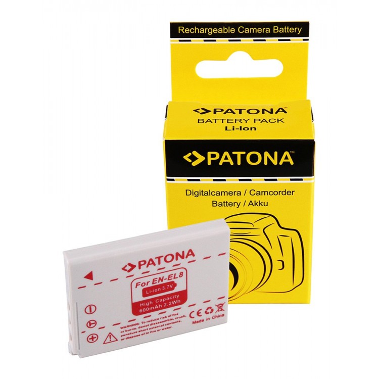Battery Nikon COOLPIX P2 P1 S3 S2 S1 ENEL8 EN-EL8