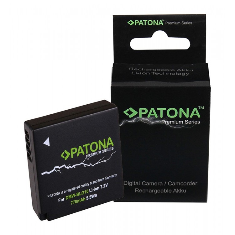 PATONA Premium Battery f. Panasonic DMC-GF6 DMW-BLG10 CS-BLG10MC
