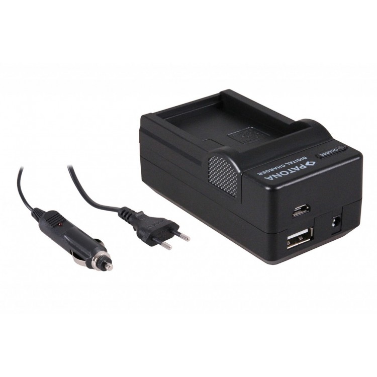 PATONA 4in1 Charger for Olympus PS-BLS1 PS-BLS5 EVOLT E-400 E-410