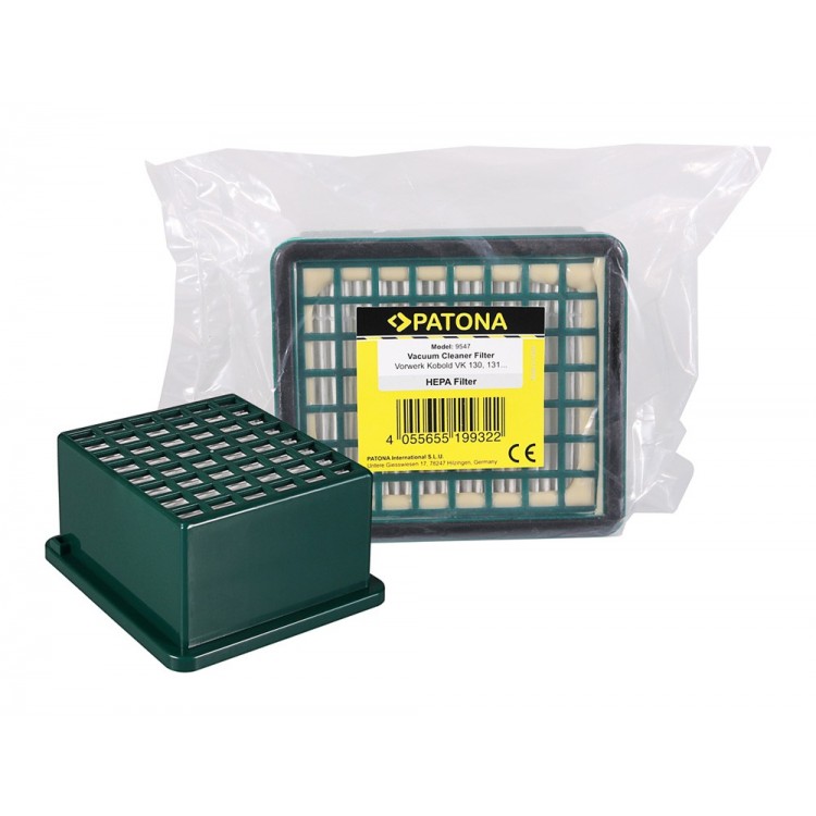 PATONA Hepa active filter system f. Vorwerk Kobold VK130 VK131
