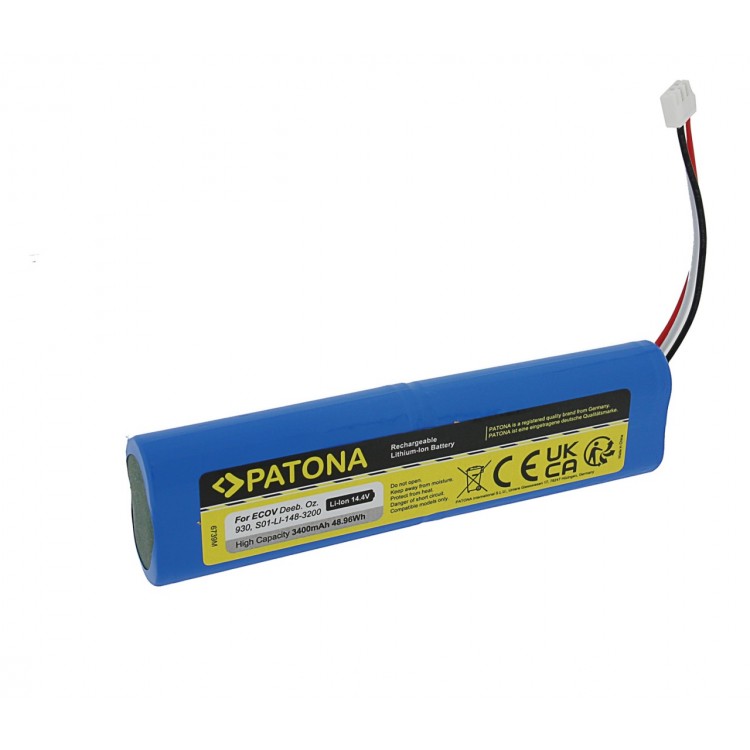 PATONA Battery f. Ecovacs Deebot Ozmo 930 S01-LI-148-2600