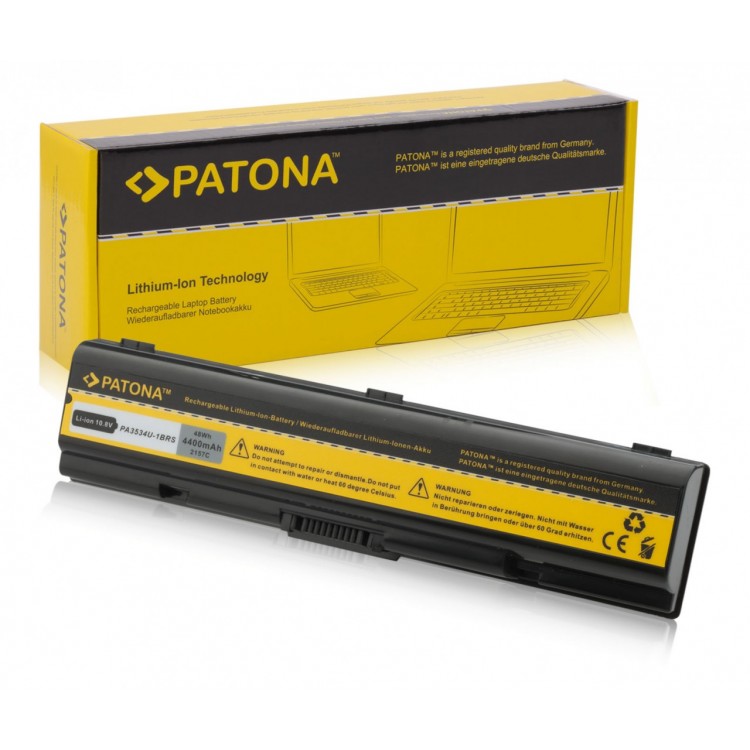 PATONA Battery f. Toshiba PA3534U-1BAS, PA3534U-1BRS A355-S6931