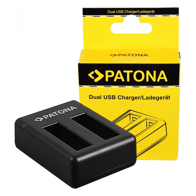 PATONA Dual Charger f. Insta360 One X Action Cam incl. Micro-USB cable