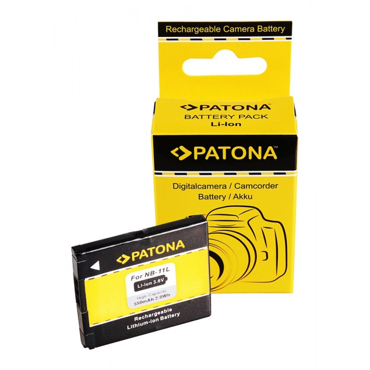 PATONA Battery f. Canon NB11L IXUS 125HS 240HS Powershot A1200 NB-11L