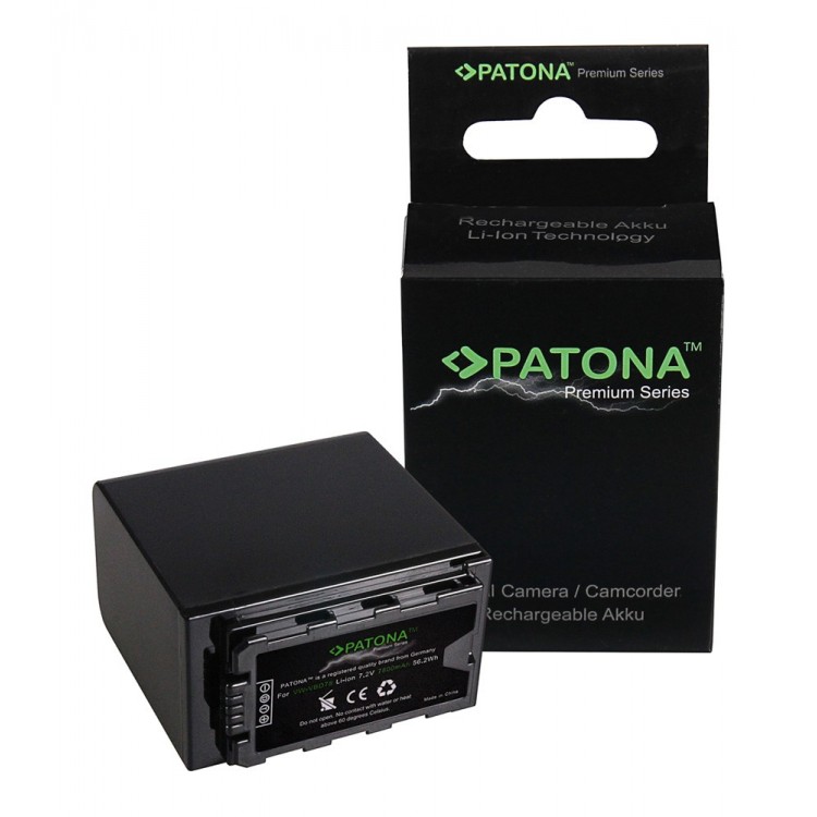 PATONA Premium Battery f. Panasonic VW-VBD78 AJ-PX298MC HDC-MDH2GK Aj-HPX270