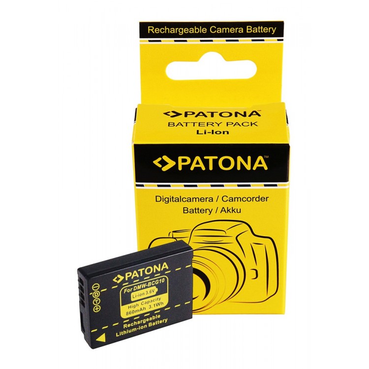 Battery f. Panasonic Lumix DMC-TZ6 TZ7 ZS1 ZS3 DMW-BCG10E