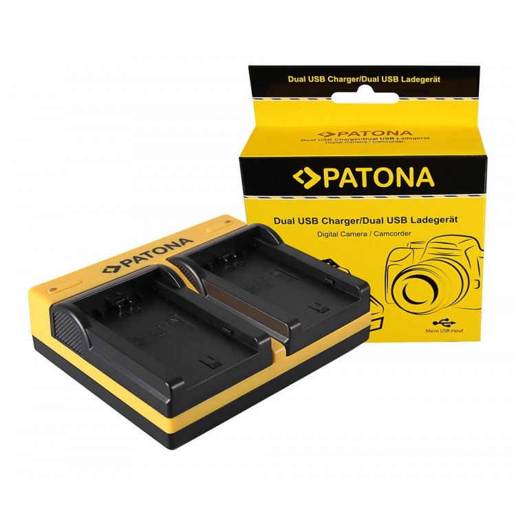 PATONA Dual charger for Sony NP-FZ100 A7 III A7M3 Alpha 7 III A7 R III A7RM3 Alpha 7 R III A9 Alpha 9 FZ100