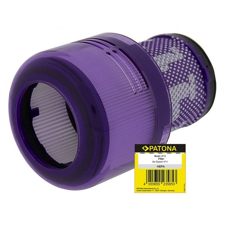Συμβατό HEPA Πλενόμενο Φίλτρο για Σκούπα DYSON  Cyclone V11 Serie 970013-02 97001302 DY-970013-02