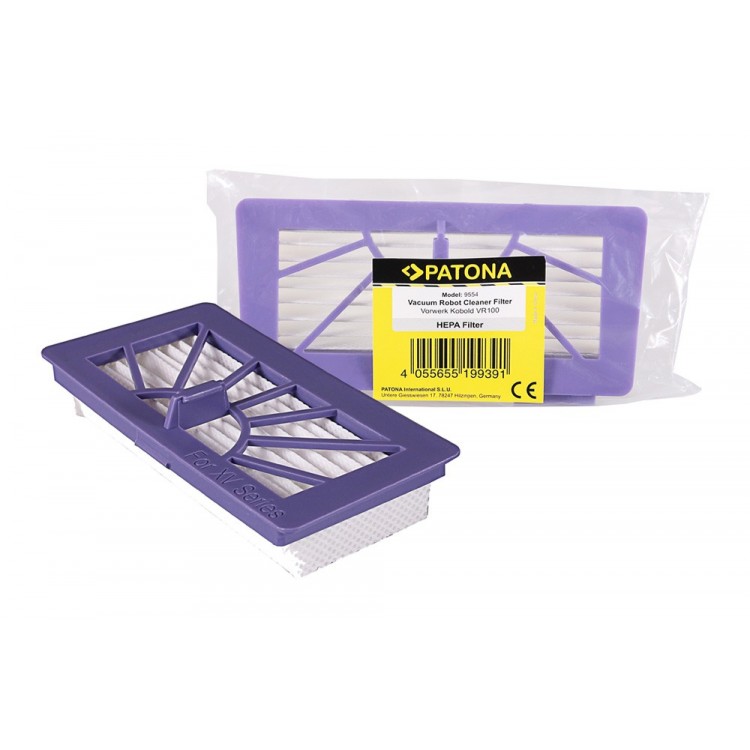 PATONA Hepa active filter system f. Vorwerk Kobold VR100