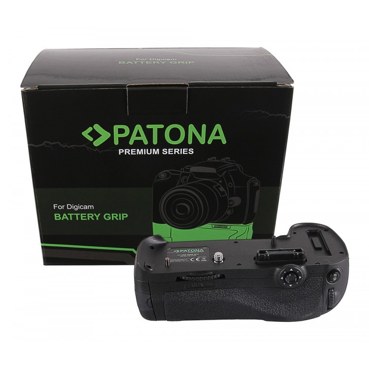 PATONA Premium Battery Grip f. Nikon D800 D800E D810 D810A MB-D12H f. 1 x EN-EL15 batterie incl. IR wireless control