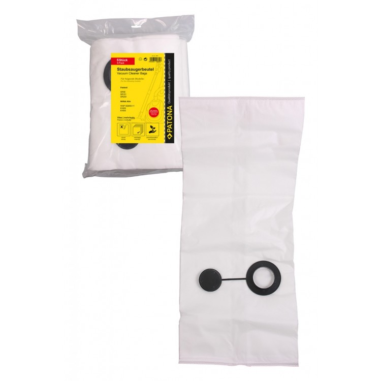 PATONA 5 vacuum cleaner bag multilayer fleece f. Festool SR5E SR151 SR200 SR201 SR203 Nilfisk Alto 61603 61605 WAP SQ850-11