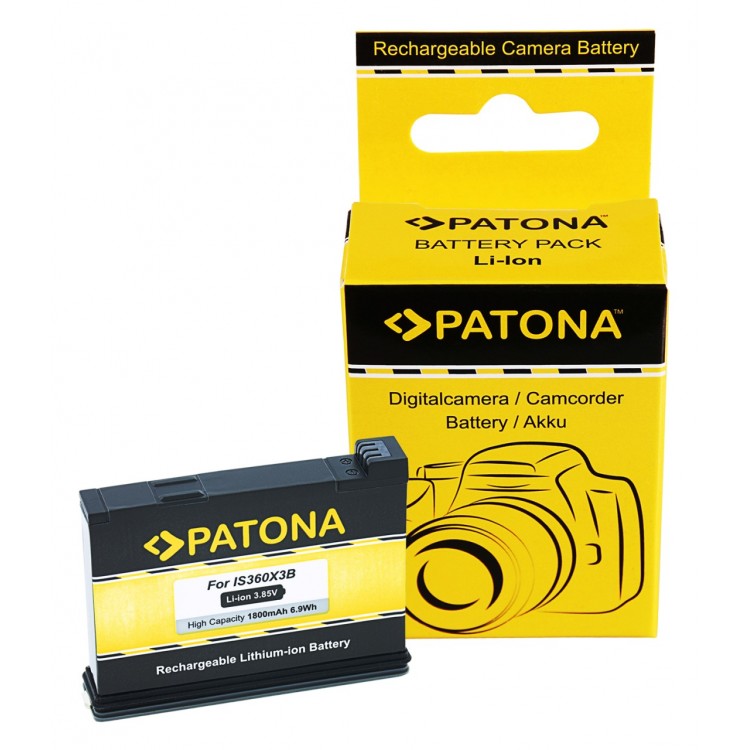 PATONA Battery f. Insta360 X3 CINAQBT/A