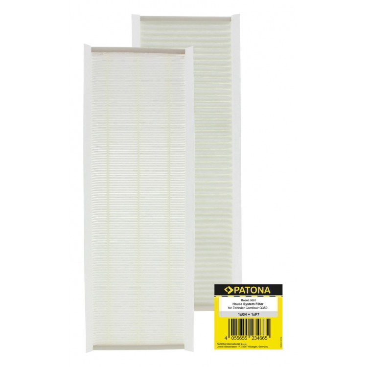 Φίλτρο συμβατό για G4 and G7 ventilation system Zehnder Comfoair Q350 Q450 Q600 PATONA