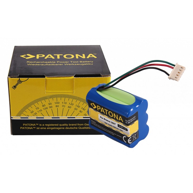PATONA Battery f. iRobot Braava 380 380T 390 390T Mint Plus 5200 5200C
