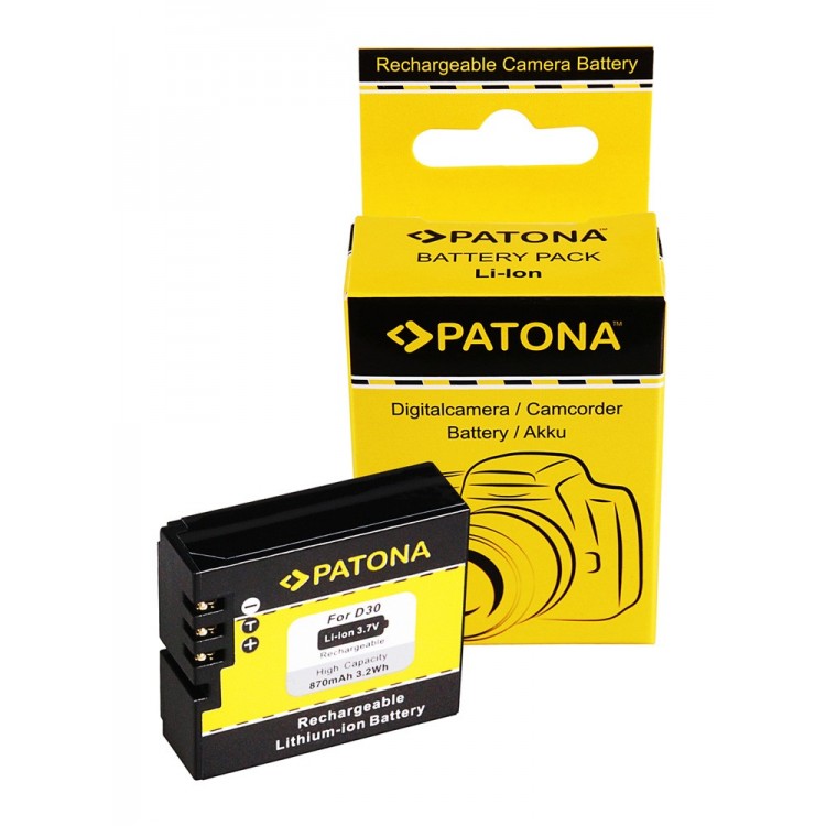 PATONA Battery f. AEE SD18 SD19 SD22 SD23 D30