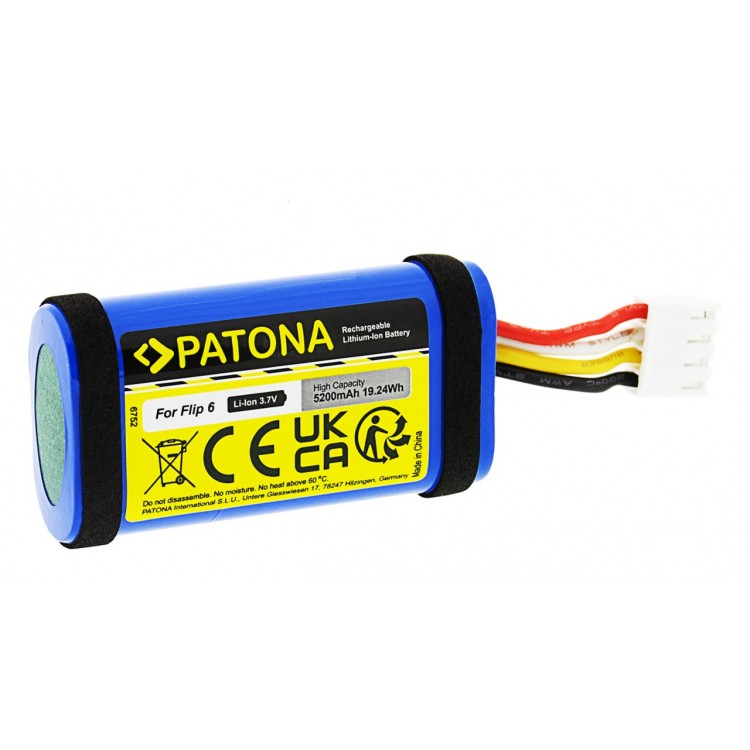PATONA Battery for JBL Flip 6 GSP-1S2P-F6D