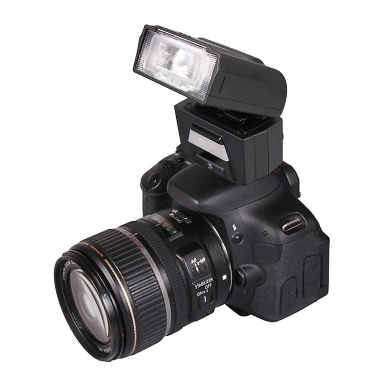 PATONA digital TTL-motorzoom Flash FK40 with integrated video light f. Nikon