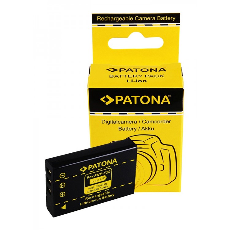 PATONA Battery f. Fuji NP-120 F10 F11 FinePix603 DB-43 D-LI7