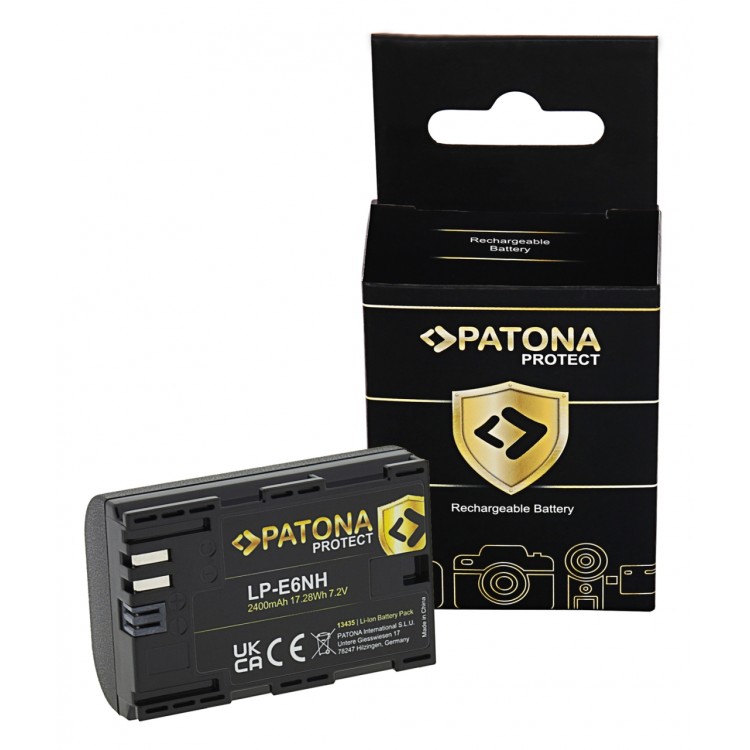 PATONA PROTECT Battery f. LP-E6NH für Canon EOS R5 EOS R6 R6II R7