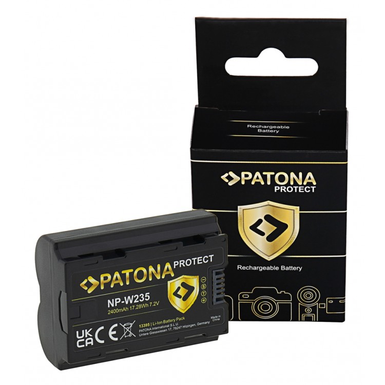 PATONA PROTECT Battery f. Fuji FinePix NP-W235 XT-4 XT4