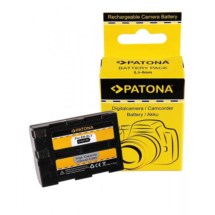 Battery EN-EL3 for NIKON D50, D70, D100 SLR SD9
