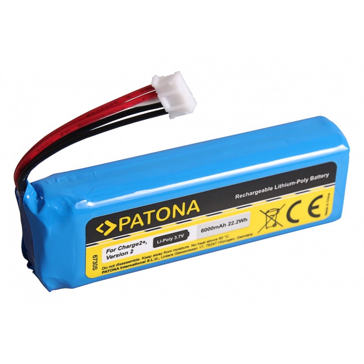 PATONA Battery f. JBL Charge 2 Plus Charge 2+ Charge 3 2015 Charge 3 2015 Version GSP1029102R P763098