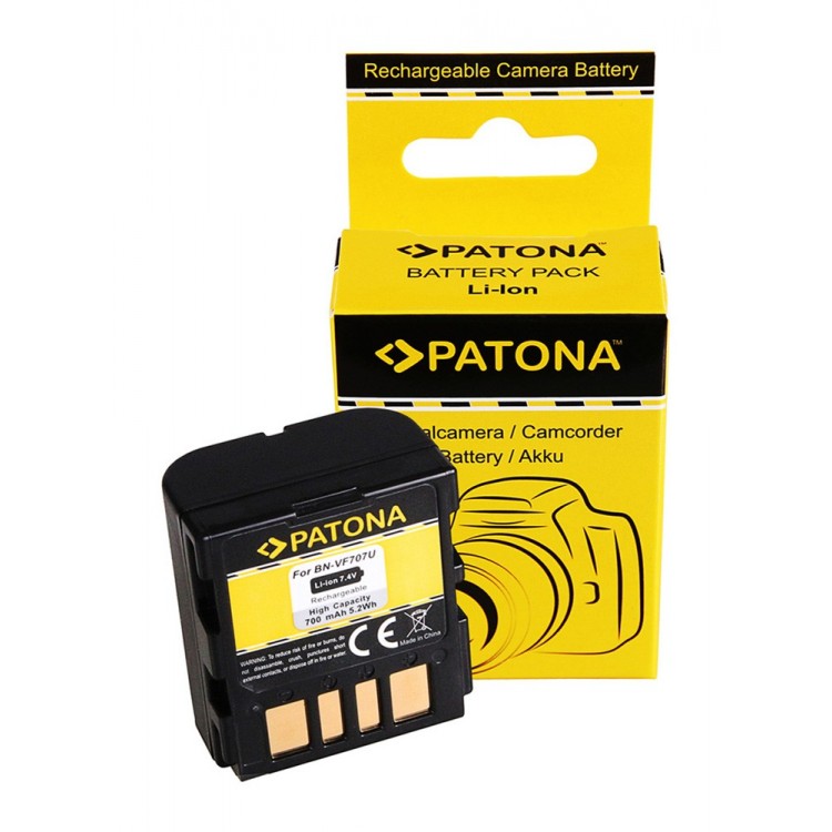 PATONA Battery f. JVC BN-VF707U JVCGRX4 JVCGRX5 JVCD250 JVCD270 JVCD290