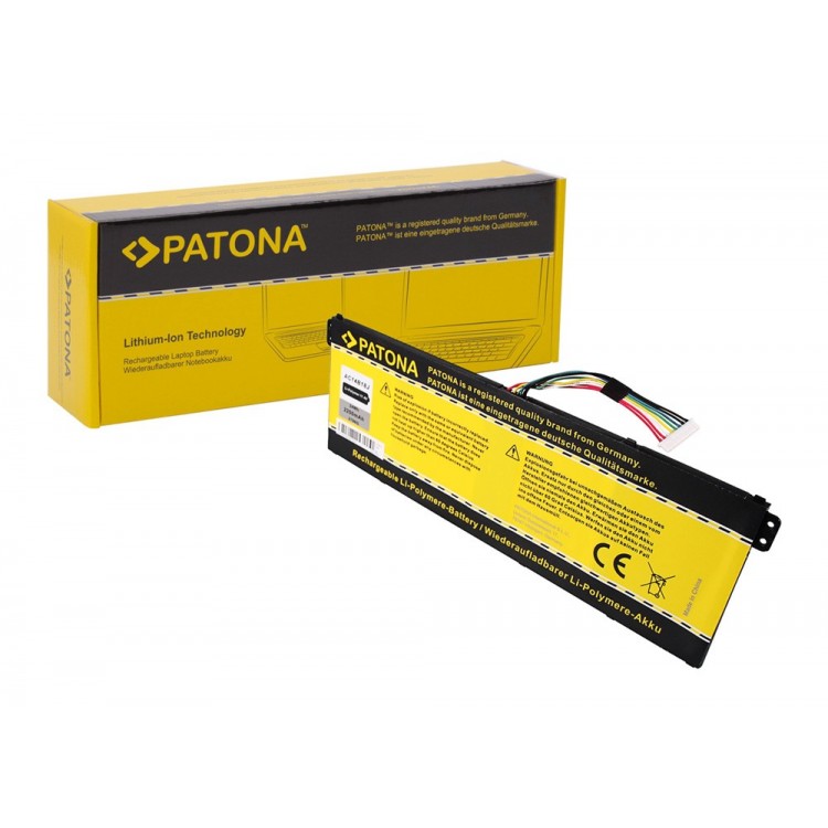PATONA Battery f. Acer AC14B18J Aspire E3-111 E3-112 E3-112M ES1-511 ES1-512 4ICP