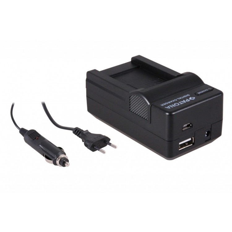 PATONA 4in1 Charger for Nikon EN-EL12 Coolpix S610 S610c S710