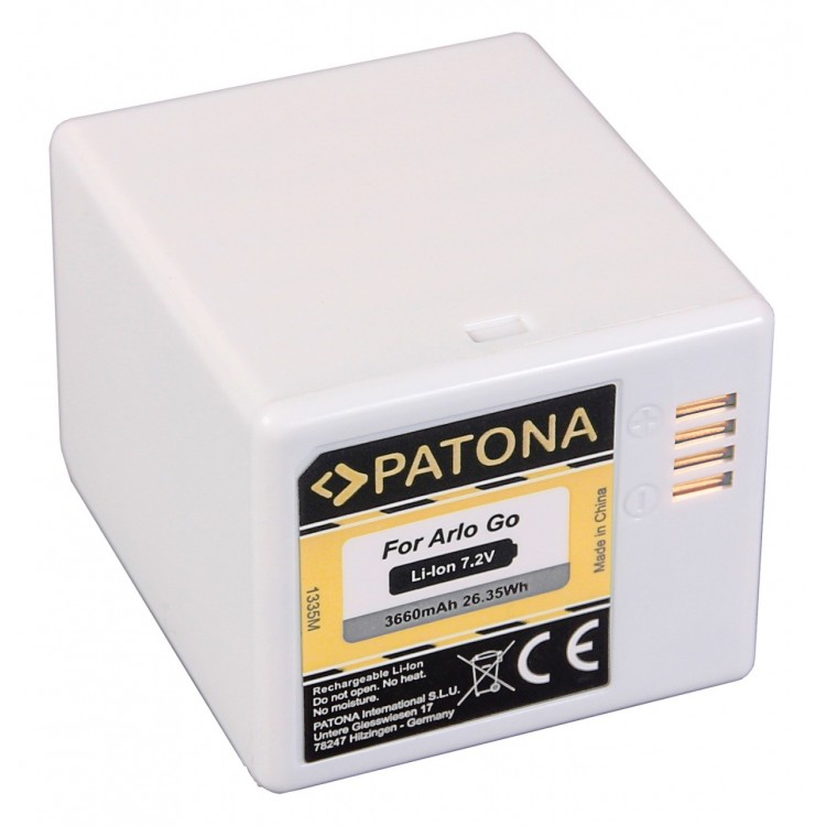 PATONA Battery f. Arlo Go VM4410 VML4030