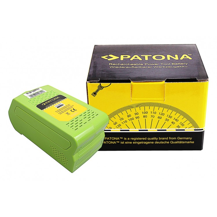 PATONA Akku f. Greenworks 20302 2601402 2601102 29472 29282 29727 40V / 4000mAh