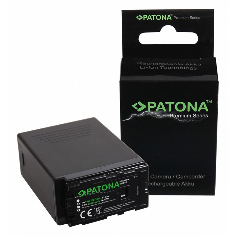 PATONA Premium Battery f. Panasonic VW-VGB6 HDC-HS700 NV-GS320 NV-GS330 PV-GS500 SDR-H18 SDR-H200 VDR-D220 with USB Output
