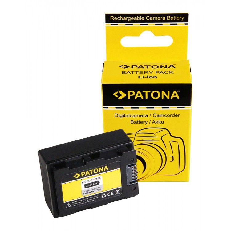 PATONA Battery f. Samsung IA-BP210E SMX-F40 SMX-F43 SMX-F44 SMX-F53