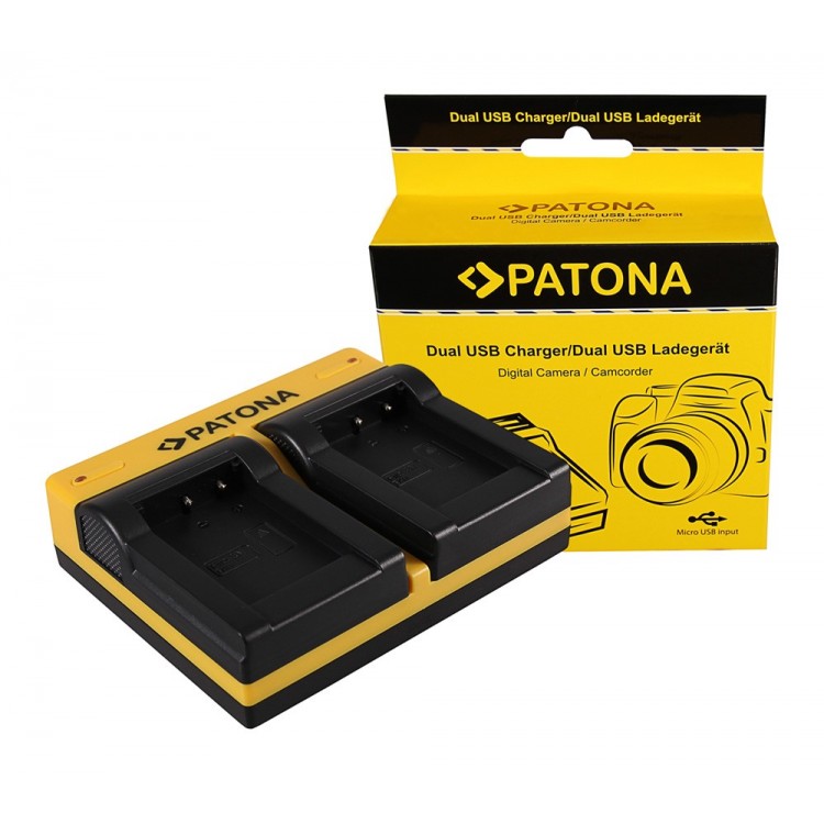 PATONA Dual Ladegerät f. Sony NP-BX1 BX BX1 NP-BX1 Cybershot DSC HX300 DSC HX50V DSC RX1 inkl. Micro