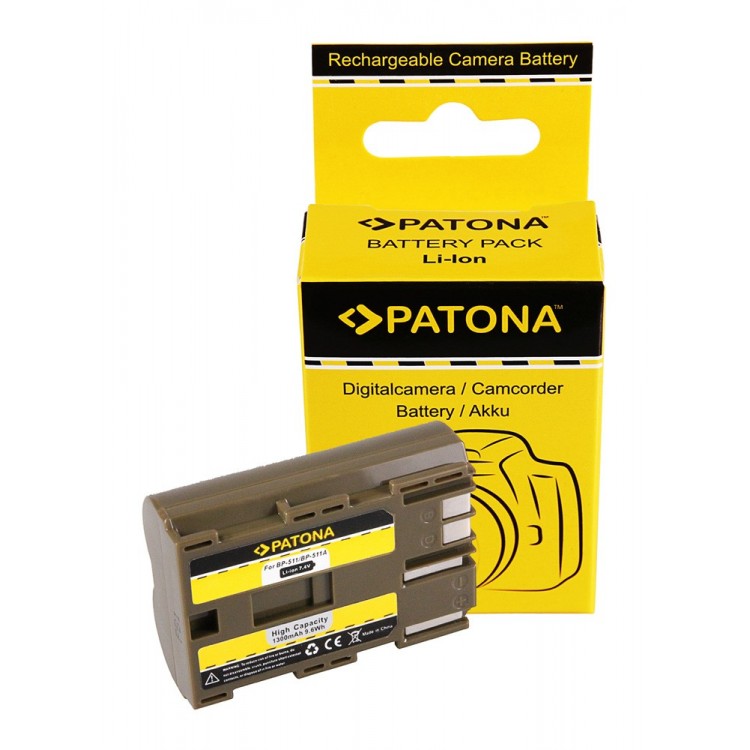Battery BP-511, BP-512 F. CANON EOS-D30 D60 G1,G2..