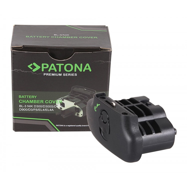 PATONA Battery Cover BL-3 f. Nikon D300 D300S D700 F6 D3 EL4 EL4a in battery grip MB-D10 MB-D40