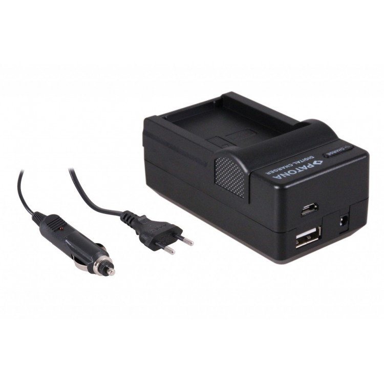 PATONA 4in1 Charger for Garmin Montana Virb ELITE Monterra 600 650