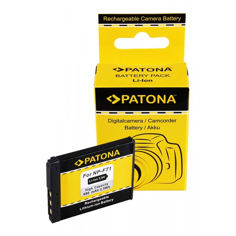 PATONA Battery f. Sony CYBER-SHOT DSC T1 T3 T5 T9 T11 T33 NP-FT1