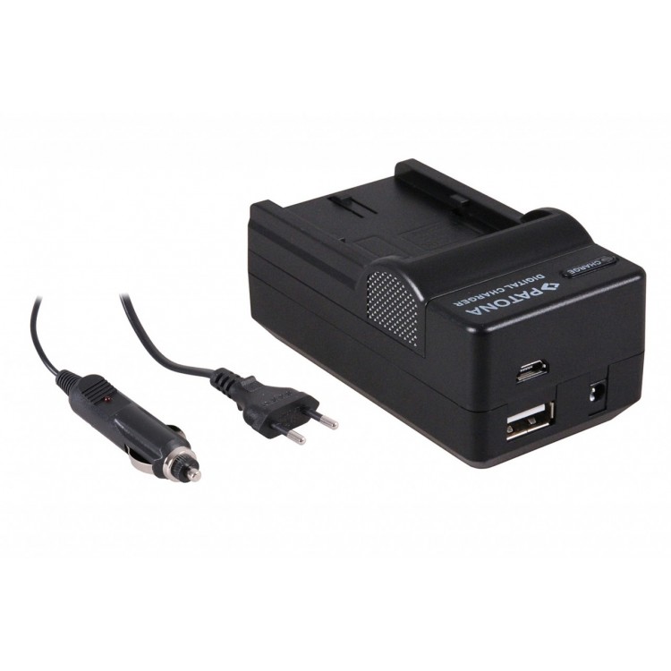PATONA 4in1 Charger for CANON Battery BP-511, BP-512, BP-522, BP-535