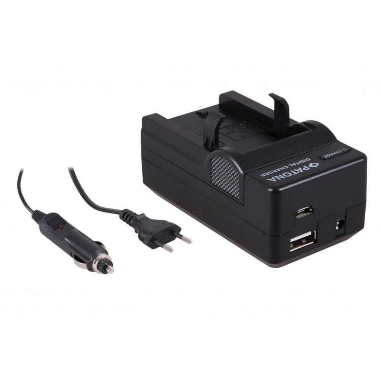 PATONA 4in1 Charger for Nikon EN-EL1 Coolpix 4300 4500 4800 5000