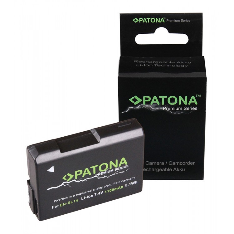 PATONA Premium Battery f. Nikon EN-EL14 Coolpix P7800 P7700 P7000 D5300