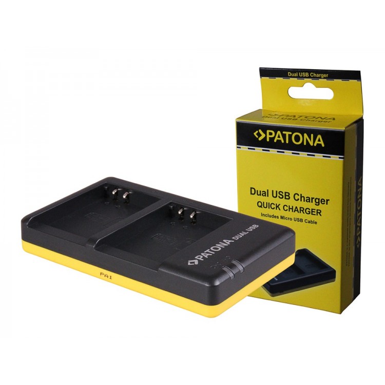 Φορτιστής διπλός BC-TRW Sony NP-FW50, Alpha A7 A7 II A7R A7R II A7S A7S II A5000 A5100 A6000 A6300 A6500, PATONA